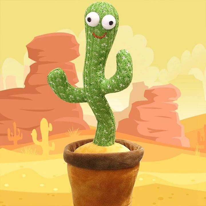 Le cactus LED qui danse et qui parle – Gordomel