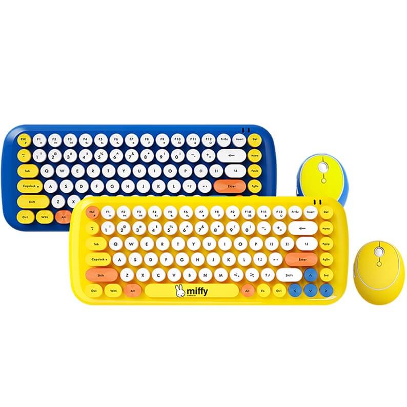 Ensemble de clavier, souris, clé USB et tapis Miffy